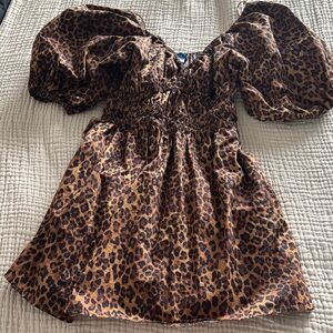 Old Navy Leopard Print Mini Dress